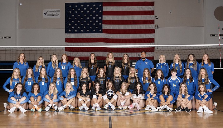 2023/24 Prescott High School Volleyball Team. (Courtesy photo)