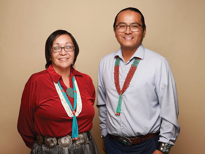 Navajo Nation President Buu Nygren and Vice President Richelle Montoya