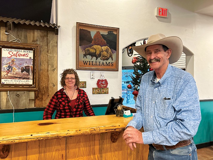 John Moore is the new owner of Rodeo Steakhouse in Williams. (Morgan Smith/WGCN)