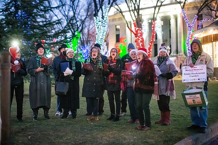The Trinity Presbyterian Carolers perform during a previous Acker Night. This year's event will be held Friday, Dec. 8, 2023. (Acker Music/Courtesy)