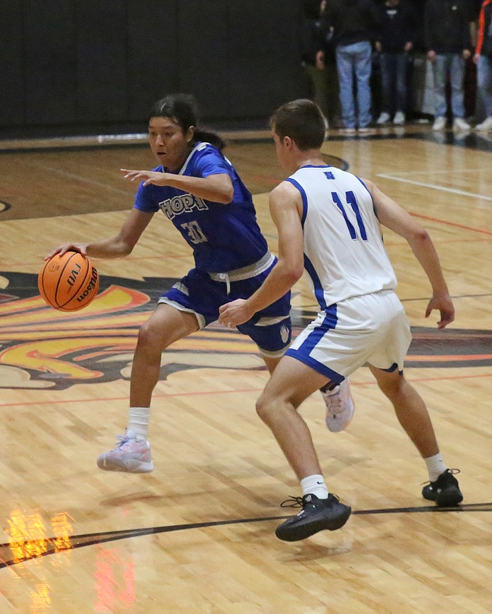 The Hopi Bruins boys and girls basketball teams played in the Route 66 Holiday Classic Basketball tournament earlier this season. (Marilyn R. Sheldon/WGCN)