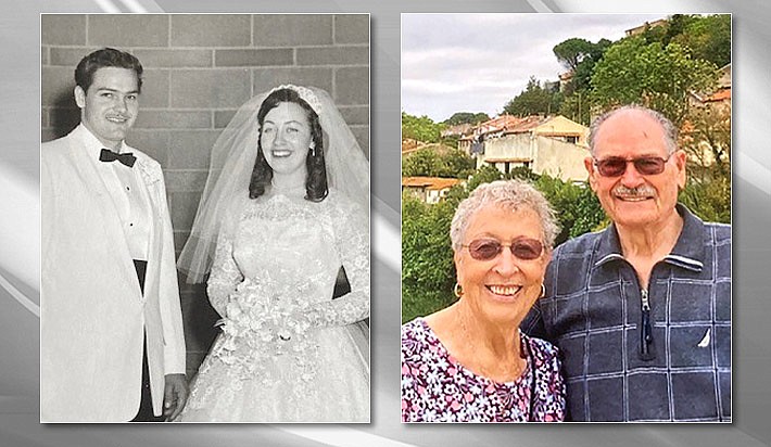 Gayleen (Gipson) and William Blaylock were married at Our Lady of the Assumption Catholic Church in San Bernardino, CA. on January 31, 1959. (Courtesy photos)