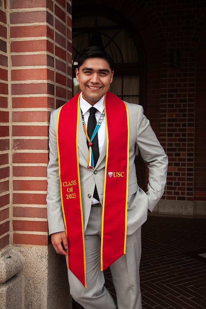 Ian Teller received a Master’s degree in music industry from University of Southern California in 2022. He hopes to increase Indigenous representation in the media. (Photo/Ian Teller)