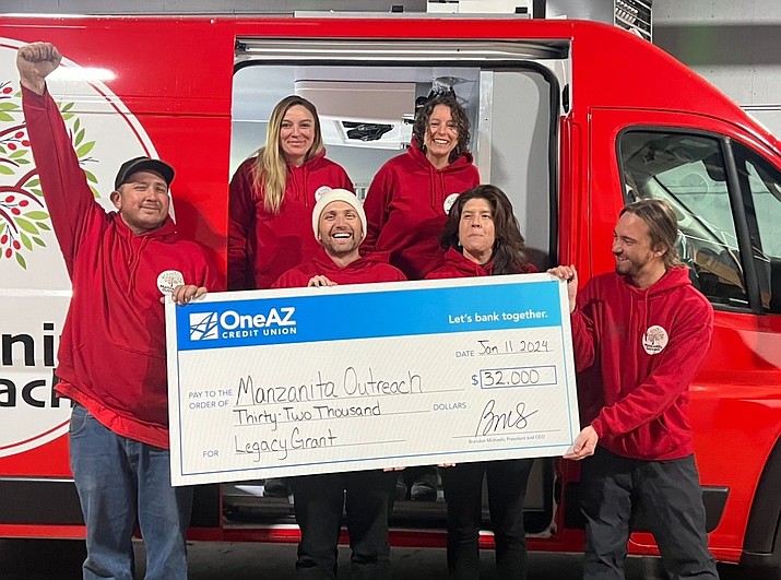 Manzanita Outreach Receives Grant From OneAZ Credit The Verde   OneAZ2 T715 