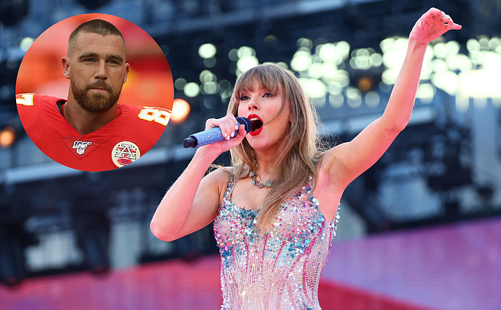 Taylor Swift Has Sweetest Reaction to Fans Wearing Travis Kelce's Jersey at Eras Tour | The Verde Independent | Cottonwood, AZ