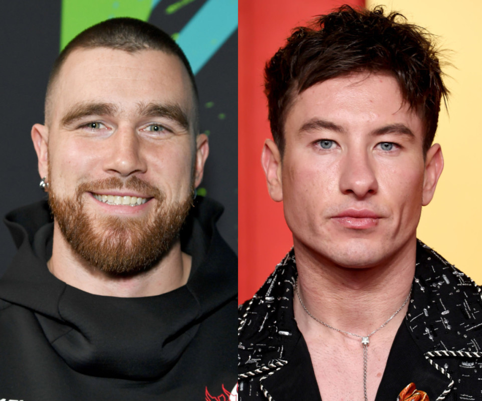 Fans React to Travis Kelce Posing With 'Saltburn' Star Barry Keoghan