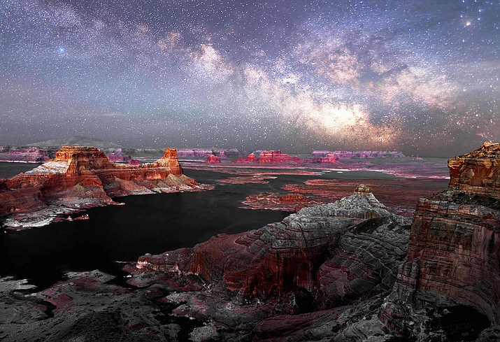'Night Sky #4' by Bob Shuman (Courtesy/ Jerome Artists Cooperative Gallery)