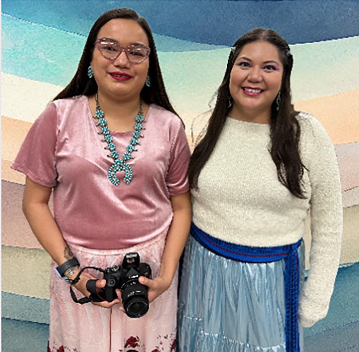 The workshops will be conducted by Diné artist Amber McCrary and creative writing professor Shaina Nez. (Photo/NPC)
